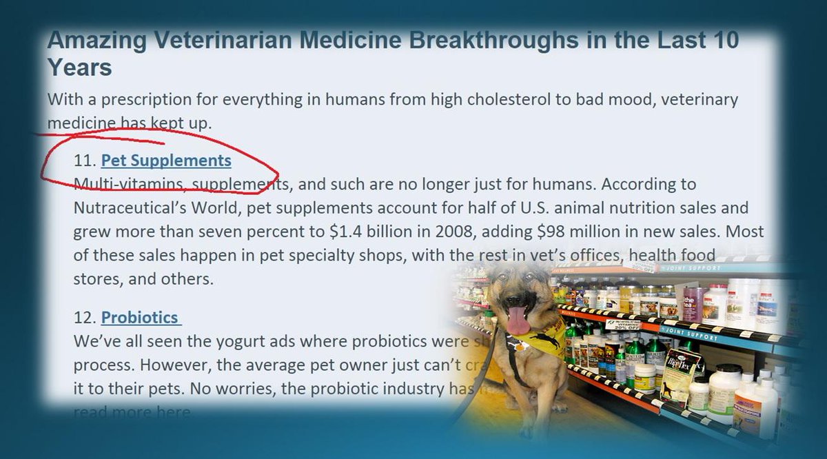TeloDog's tweet image. 25 Amazing #Veterinarian Breakthroughs in the Last 10 Years.  bit.ly/1ABXNtZ  #18 #petsupplements