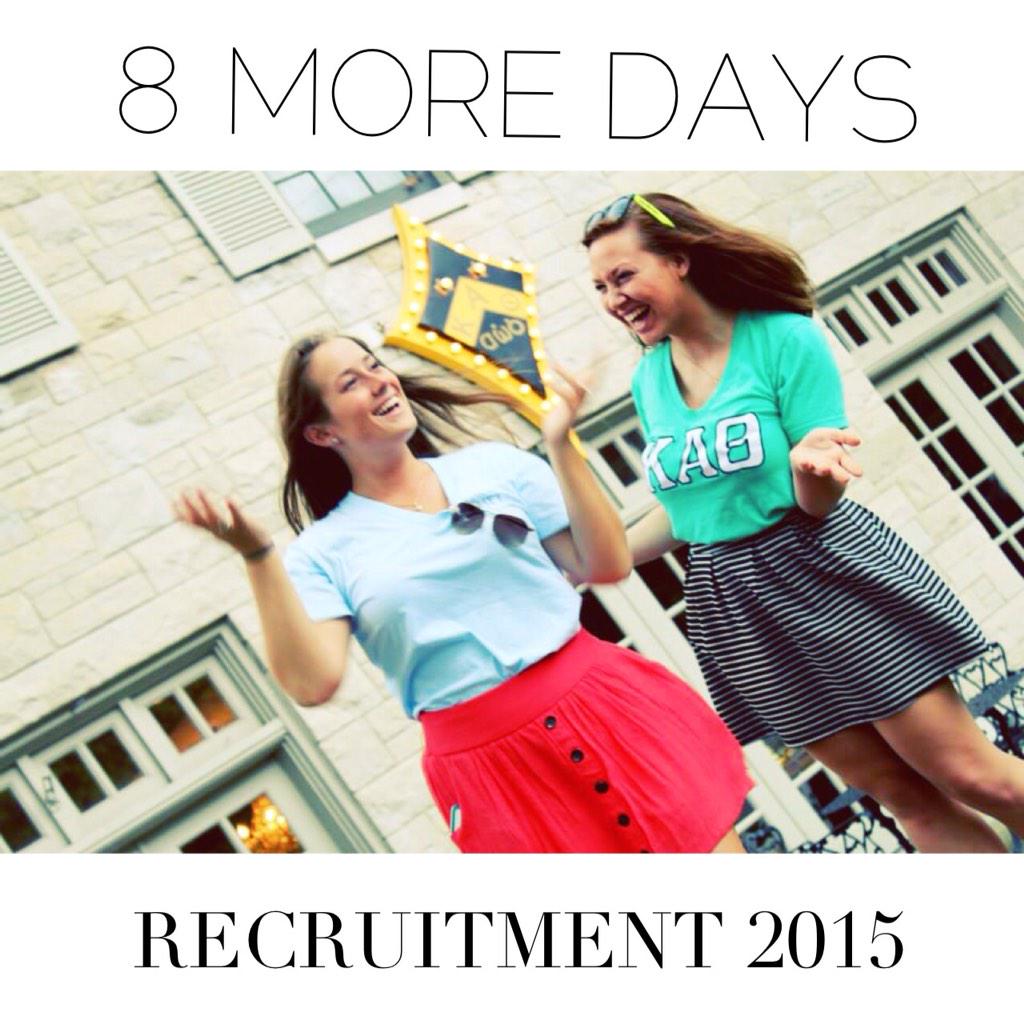 ButlerKAO's tweet photo. #RecruitmentCountdown: 8 more days! Think Theta because why not? #ThoughtTheta #ThoughtRight http://t.co/iWY6EaVqzO