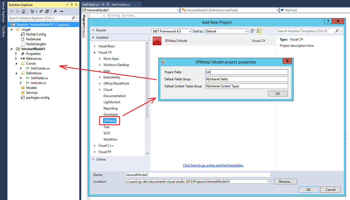 SubPointSocial's tweet image. #SPMeta2 is getting better #VS support -  projects/items templates are coming Jan 2015 #SharePoint #office365dev