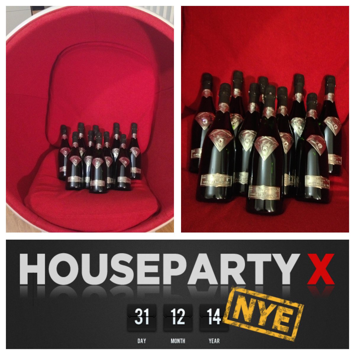 mosamba's tweet photo. Cant celebrate NYE without a case of worlds best champagne now can we ?! http://t.co/oknS4GDF2D @GoutDeDiamants http://t.co/NK2wf1nFek