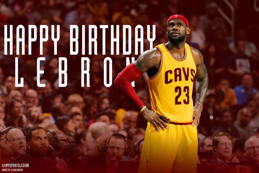   Happy 30th Birthday to LeBron James!  and Tiger Woods