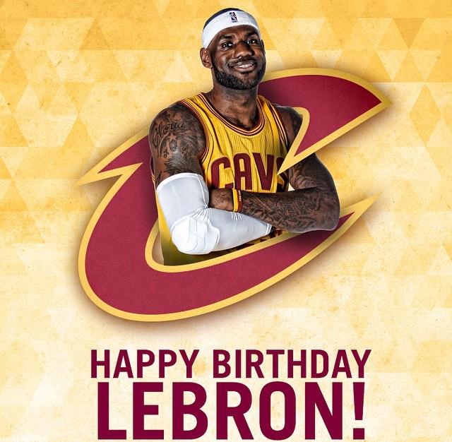 HAPPY BIRTHDAY LEBRON JAMES 