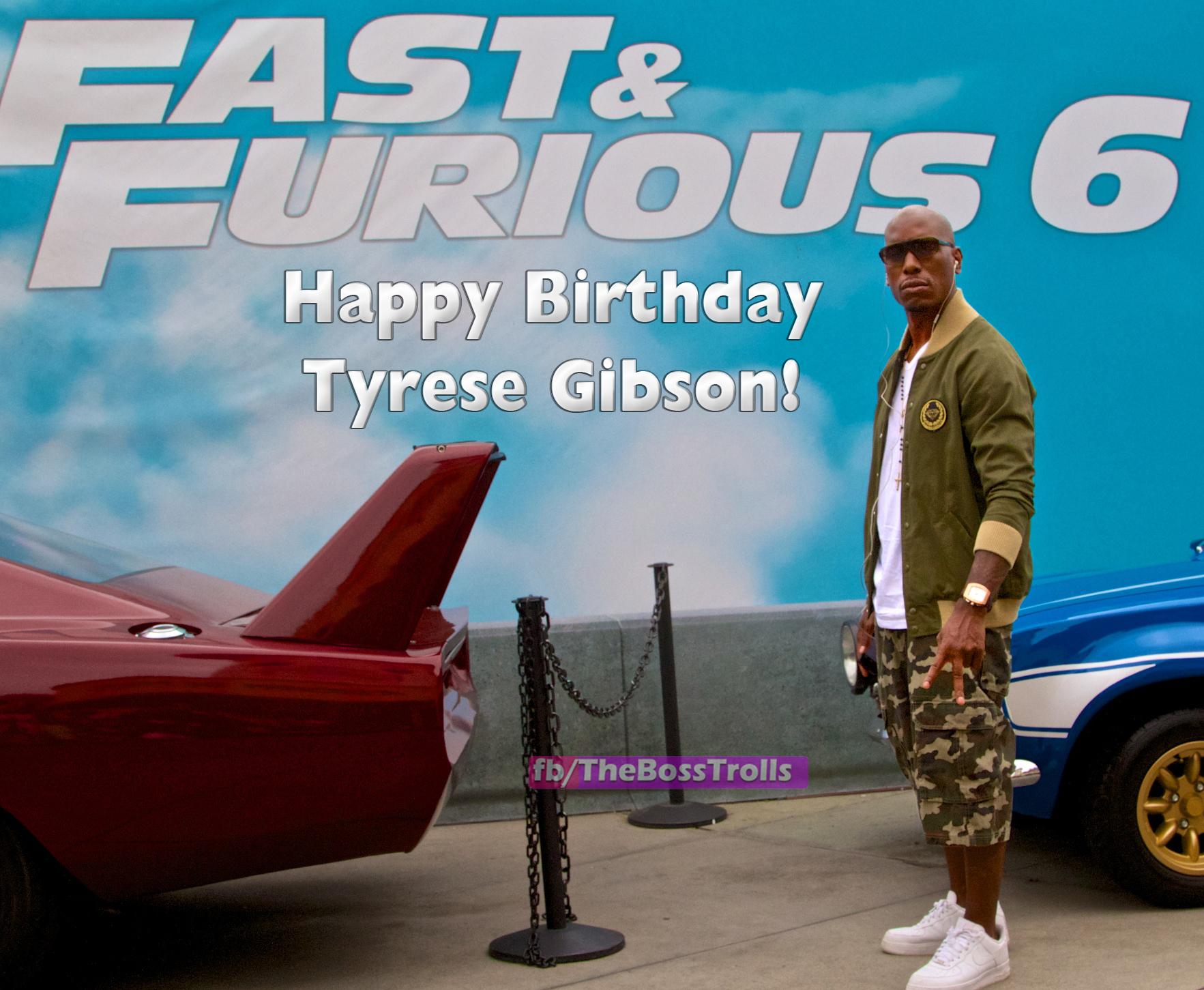 Happy Birthday Tyrese Gibson! 