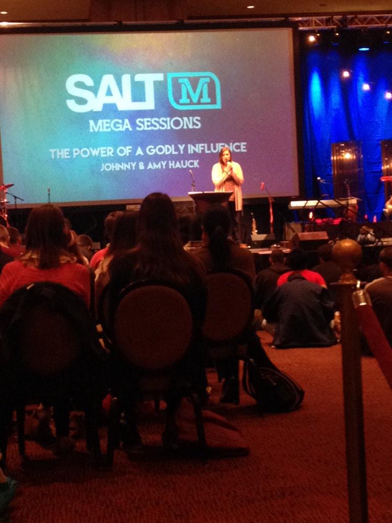 saltcentral's tweet image. Ready to hear about the power of Godly influence with Johnny &amp;amp; Amy Hauck #scsalt #GodlyInfluence