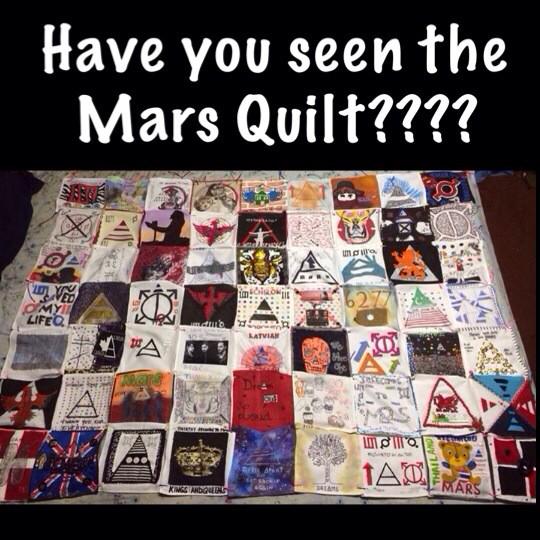 caroleeabc's tweet photo. @30SECONDSTOMARS Have you seen this gift? #missinggift #lostlaboroflove #missingmarsquilt
http://t.co/VBc4DSUDIT http://t.co/JAlirDgL8P