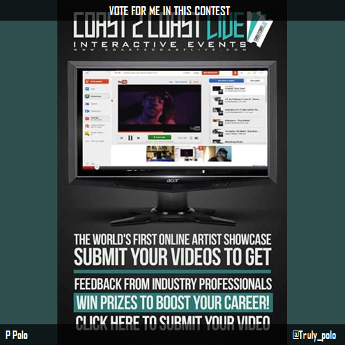 Truly_polo's tweet photo. Vote for me to perform at #Video Showcase 1/1/15! http://t.co/NKPk95nks8 #Coast2Coast http://t.co/oZof8nnfxi