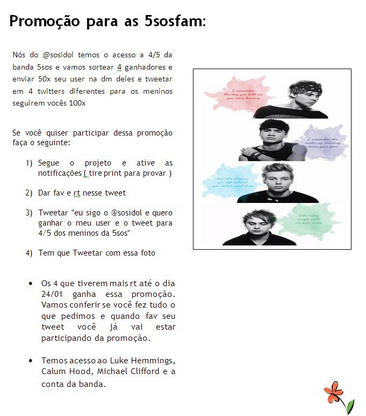 ashc0nda's tweet image. Eu sigo o @sosidol e quero ganhar meu user e o tweet para 4/5 dos meninos da 5SOS ♥