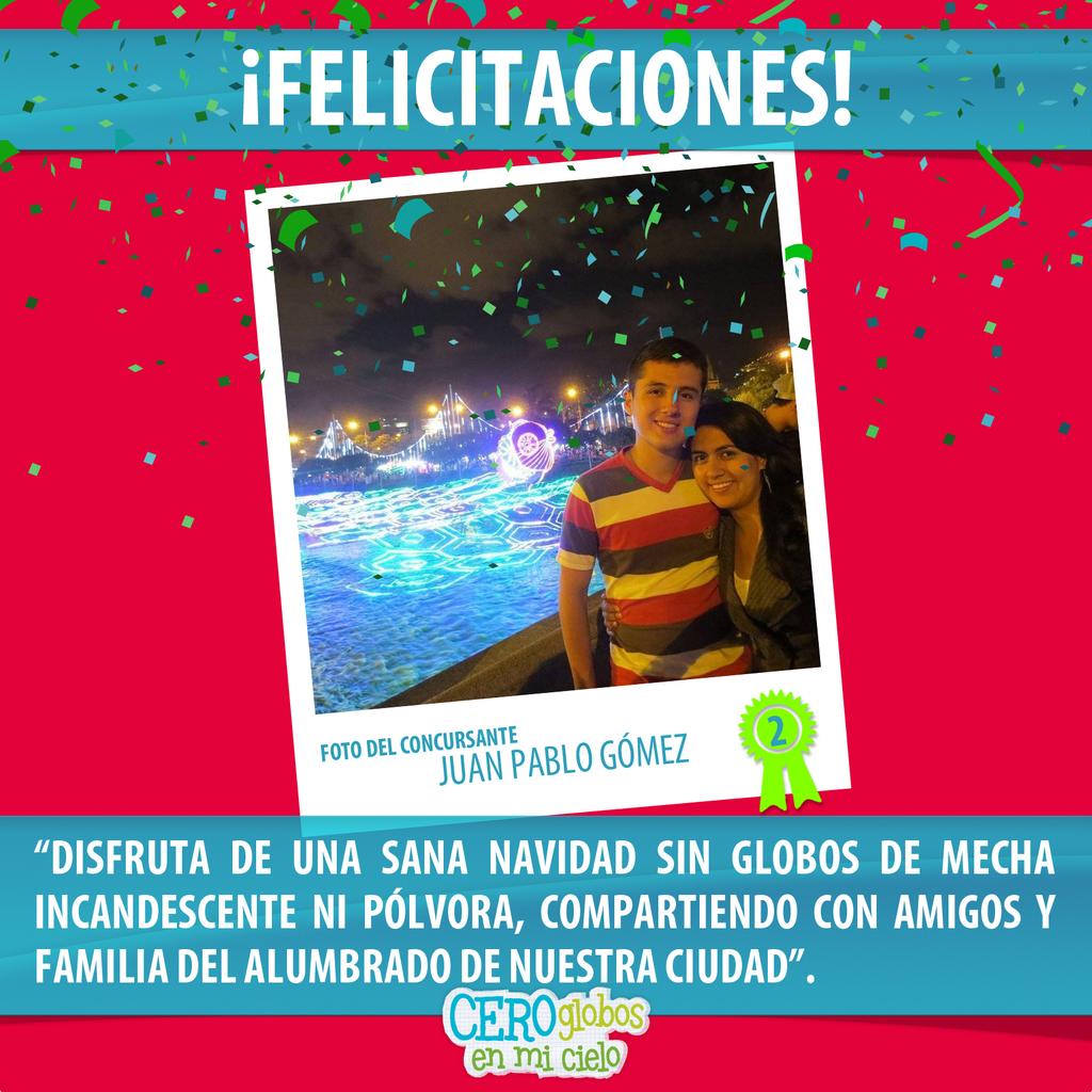 CeroGlobos's tweet photo. Felicitaciones q los ganadores del concurso, Vive la Navidad con Responsabilidad, realizado en nuestra Fan Pages. http://t.co/fpP9yCxp8K