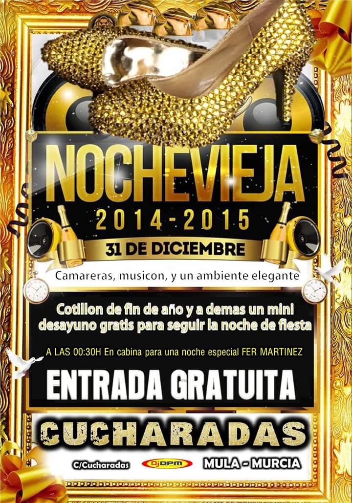 La mejor Noche Vieja en <a href="/cucharadasmula/">PUB CUCHARADAS(Mula)</a> con los increibles <a href="/87_maite/">Maite Requena</a> <a href="/DjDPM/">djdpm</a>