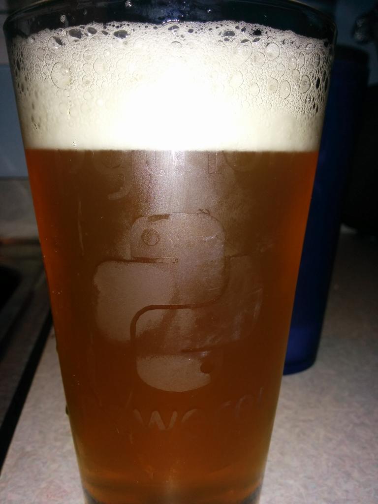 dstanek's tweet image. #PythonPowered IPA and stout #fb