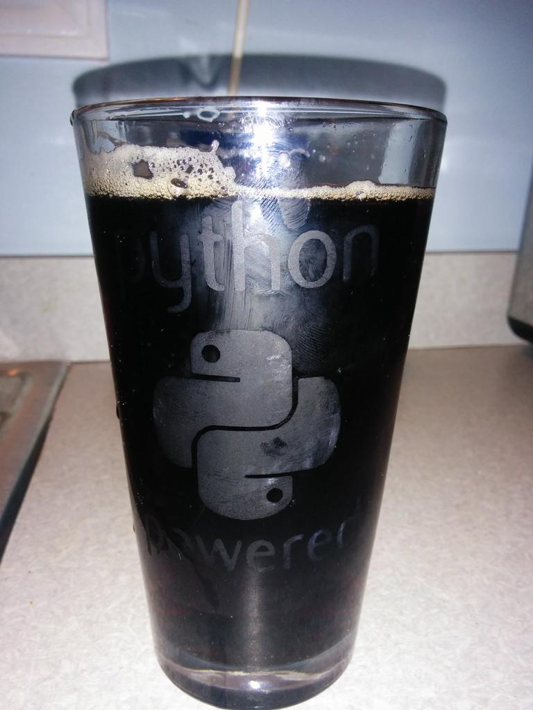dstanek's tweet image. #PythonPowered IPA and stout #fb