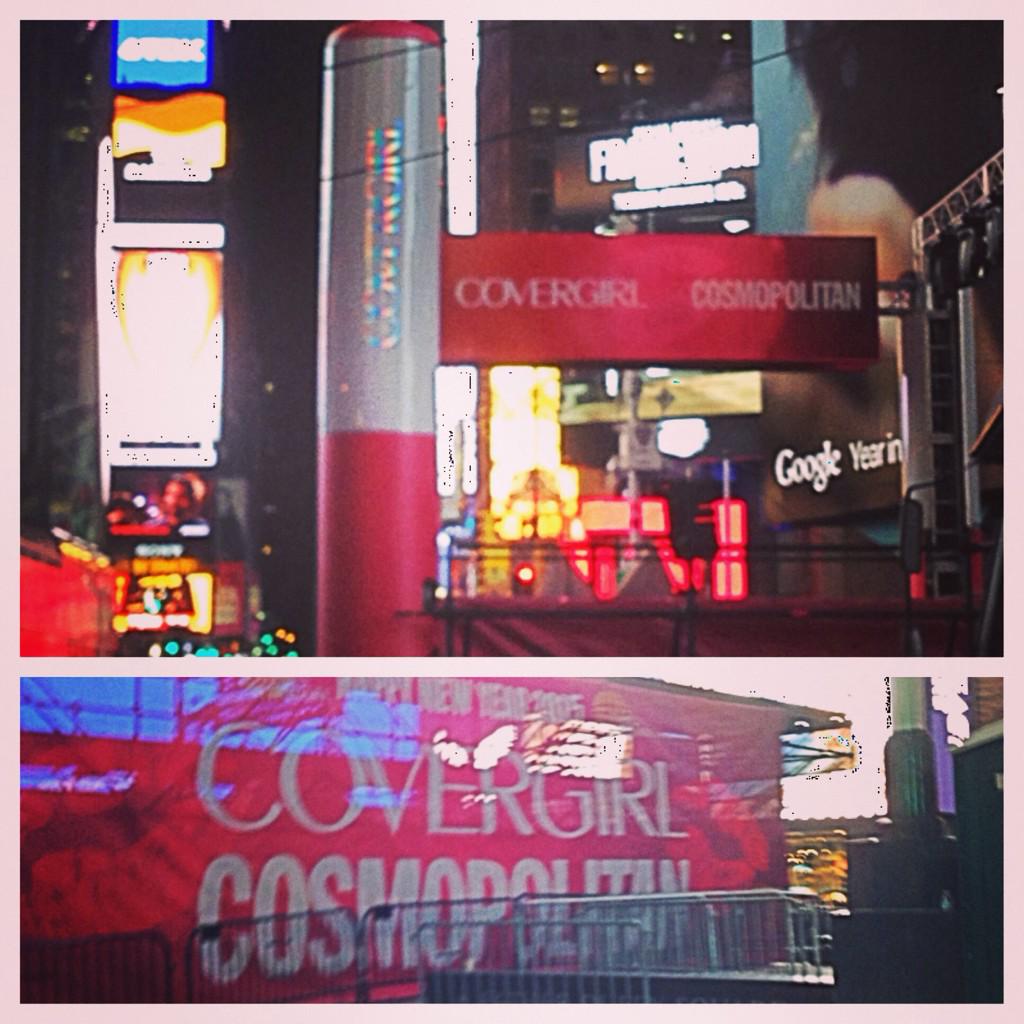 katiezigelman's tweet photo. Getting ready for tomorrow's NYE party in Times Square! #ColorfulCountdown http://t.co/V7qmWfi7ZH