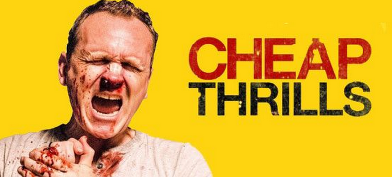 iammarkpayton's tweet photo. I've just survived the Cheap Thrills dog scene - only to be greeted with a prawn risotto #keepingitdown http://t.co/RX3Sc2CP82