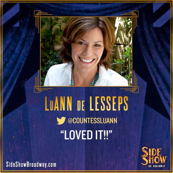 "LOVED IT!!" -@CountessLuAnn of #RealHousewives