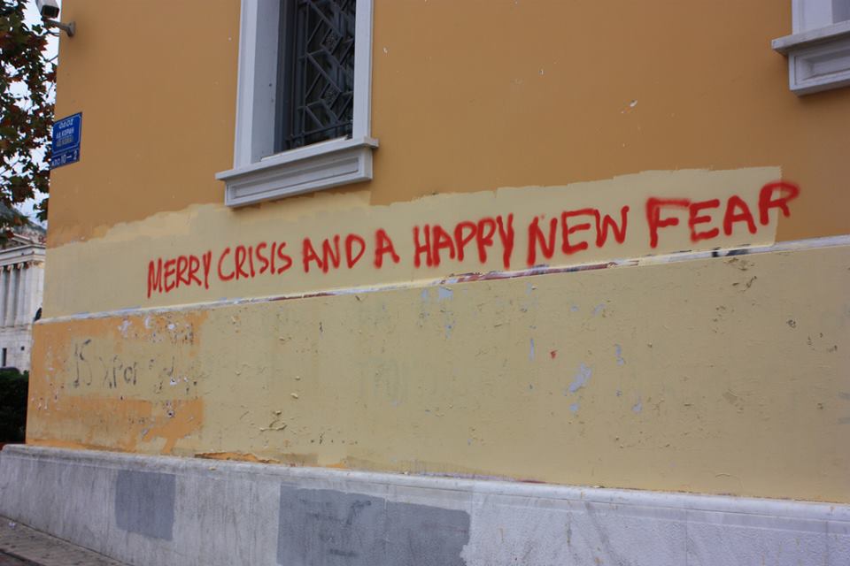 NATOStayBehind's tweet photo. @FearDept Merry #crisis and a happy new #fear! Picture: Ion Androutsopoulos https://t.co/clf0Zv2wbw http://t.co/T8MInmDTuI