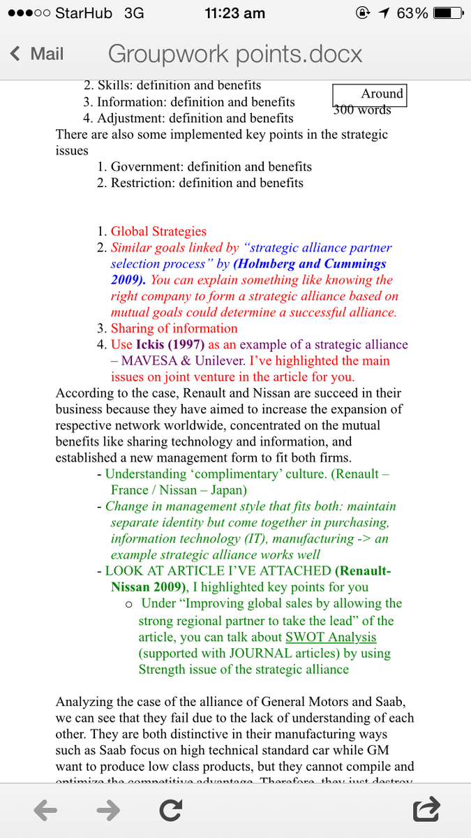 elaikhazahar's tweet image. How I explain/edit a groupmate’s work on a group report #groupworkproblems