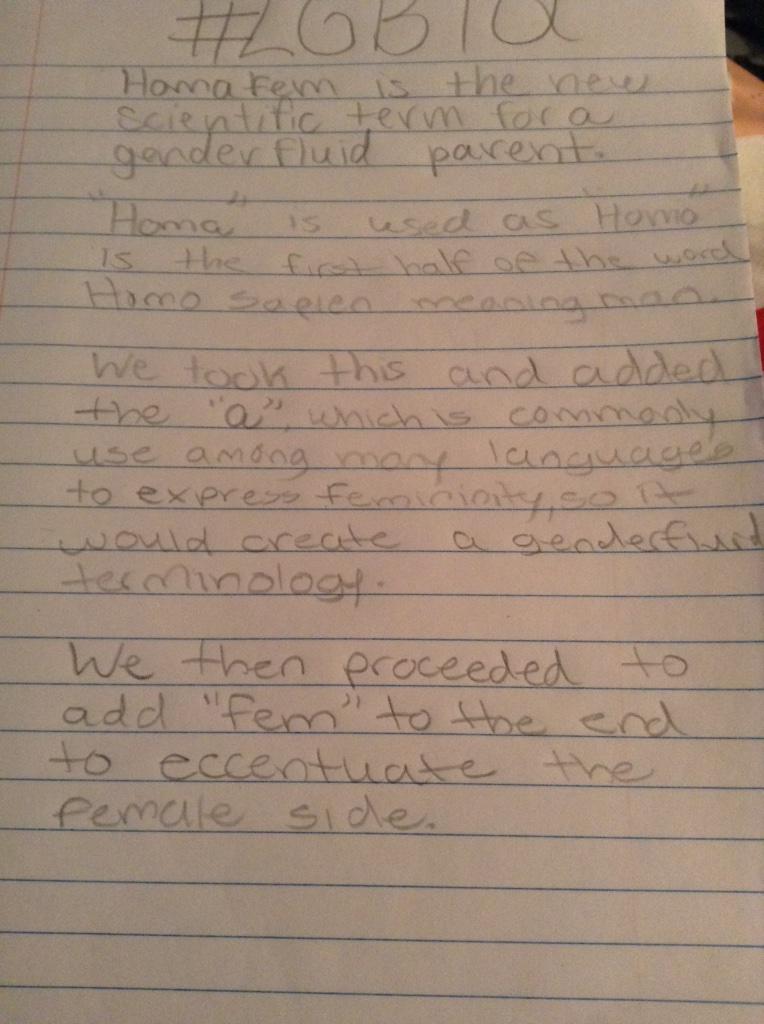 GreyLikesBands's tweet image. #Homafem #LGBT #genderfluidparents #Genderfluid #Mafem