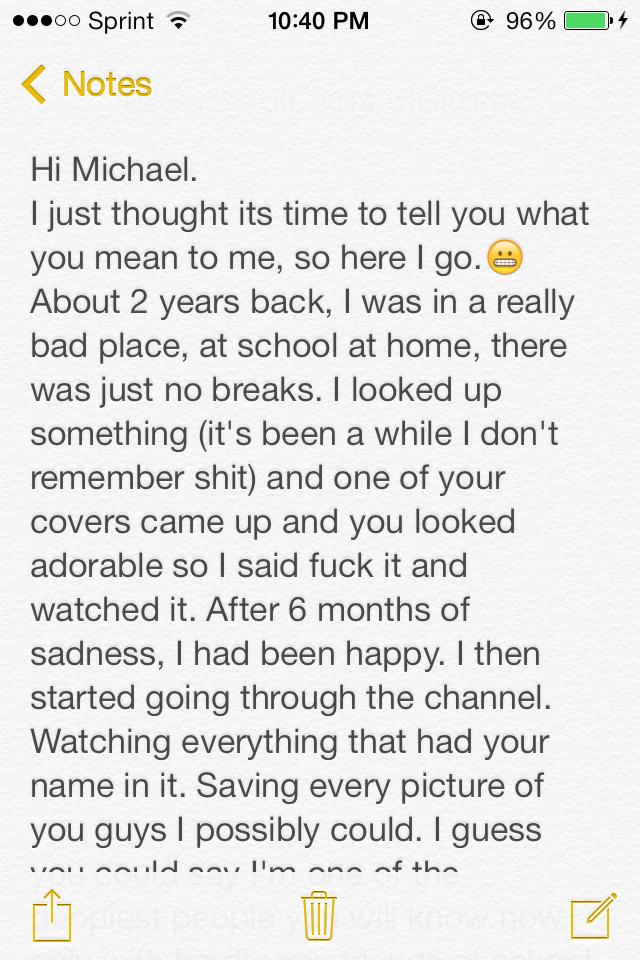 Cliffacondamuke's tweet image. I aim to please. I love you Michael. Hope you see this one day. 😘❤️