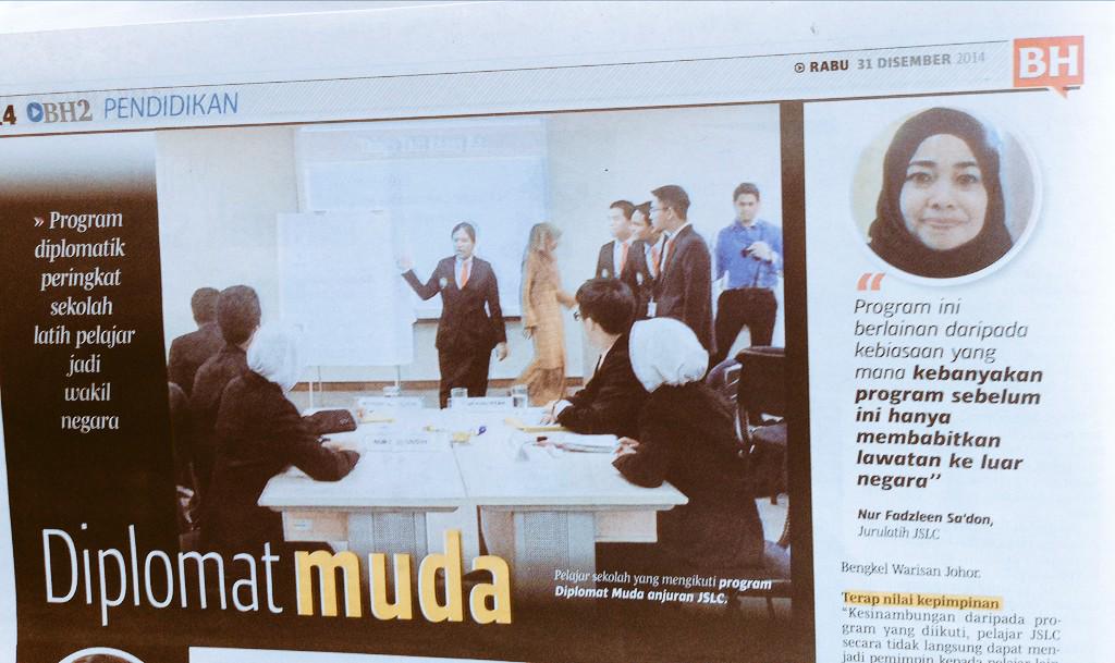 drfadzleen's tweet image. #JSLC featured in Berita Harian today. To serve and to excel. @JaisSarday @khalednordin @Khairykj