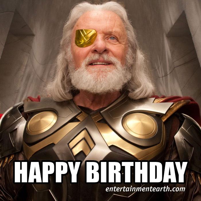 Happy 77th Birthday to Anthony Hopkins of Thor! Shop Collectibles:  