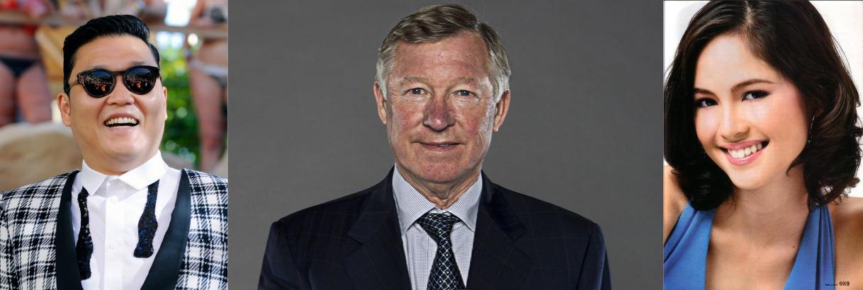 PSY, Sir Alex Ferguson dan Mariana Renata berulang tahun pada tanggal 31 Desember loh, Happy Birthday!! 
