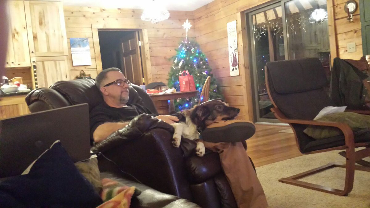 Just relaxing #lovemydog