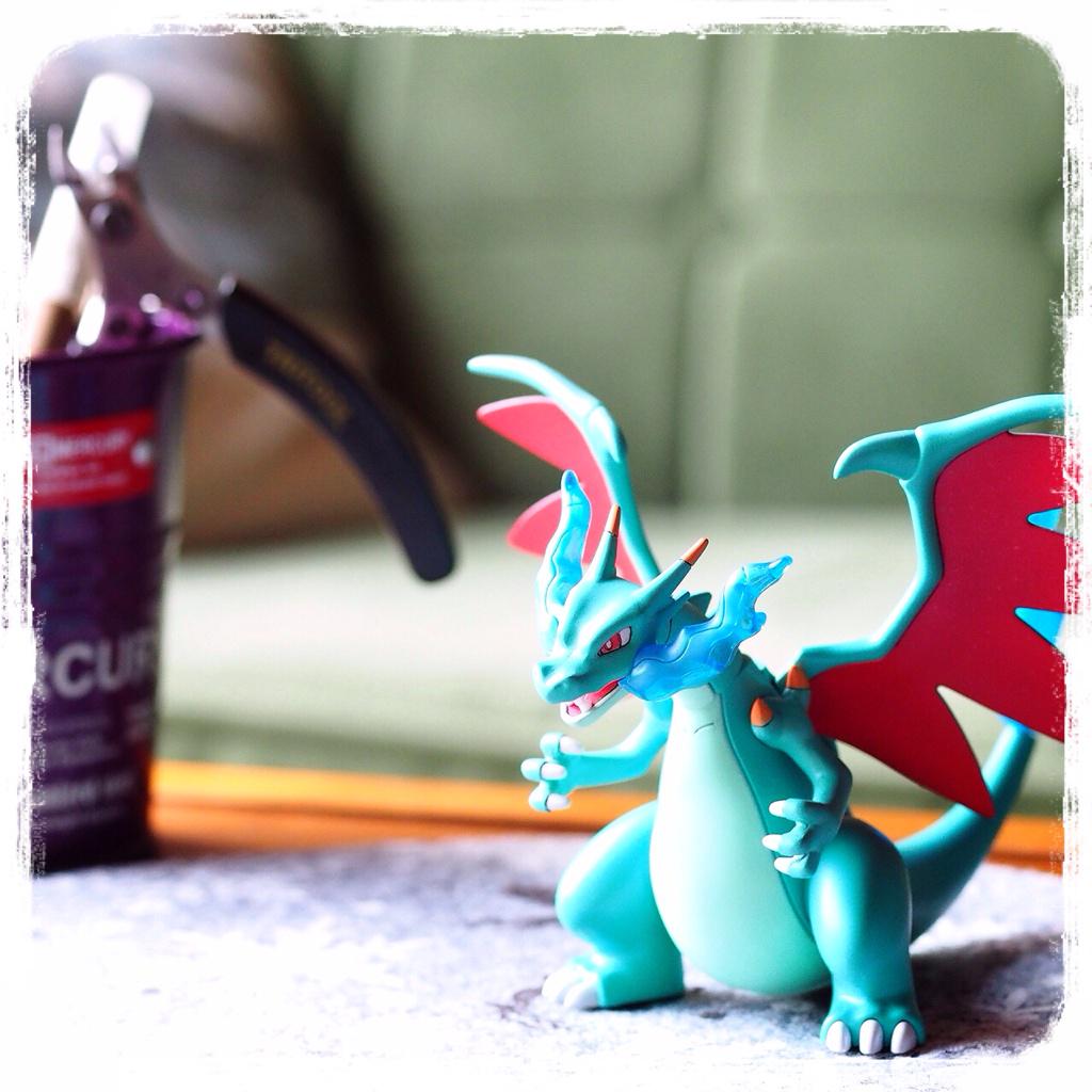 メガリザードンX 色違い 完成しましたので速報です RTしてくれた方の中