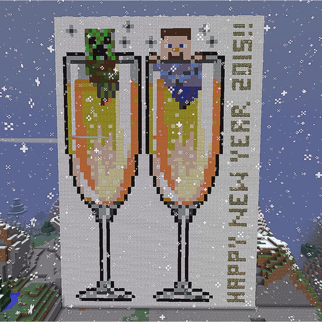 Featured image of post Minecraft Pixel Art New Year / Well you&#039;re in luck, because here they come.