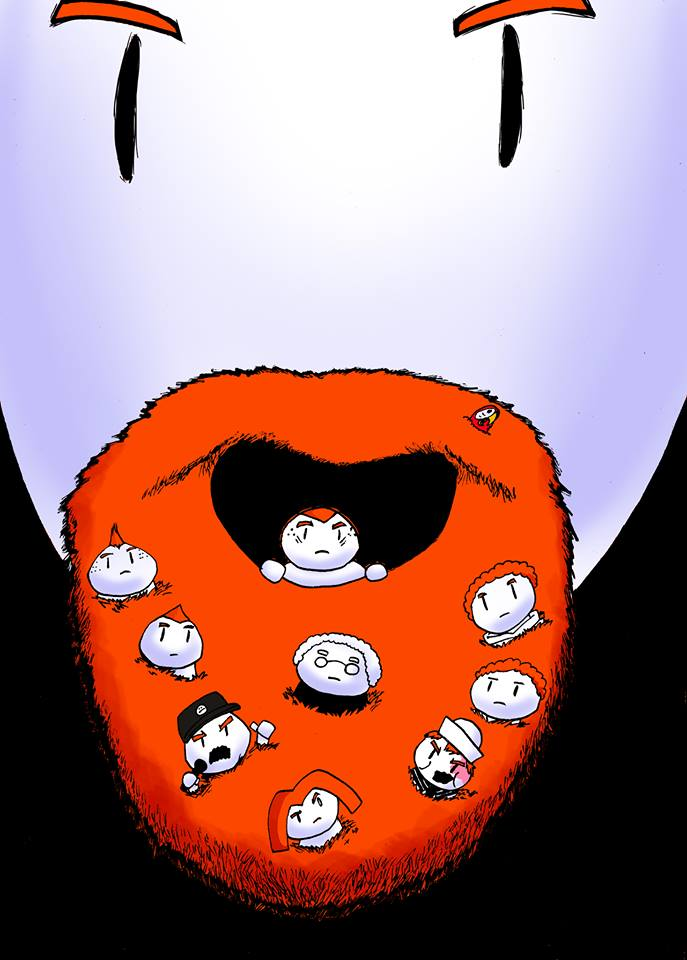 GingerOrphan's tweet photo. Thanks to @SHSComics for this terrifying Ginger Orphan Playhouse fan art! http://t.co/OIZ0PDBHlW