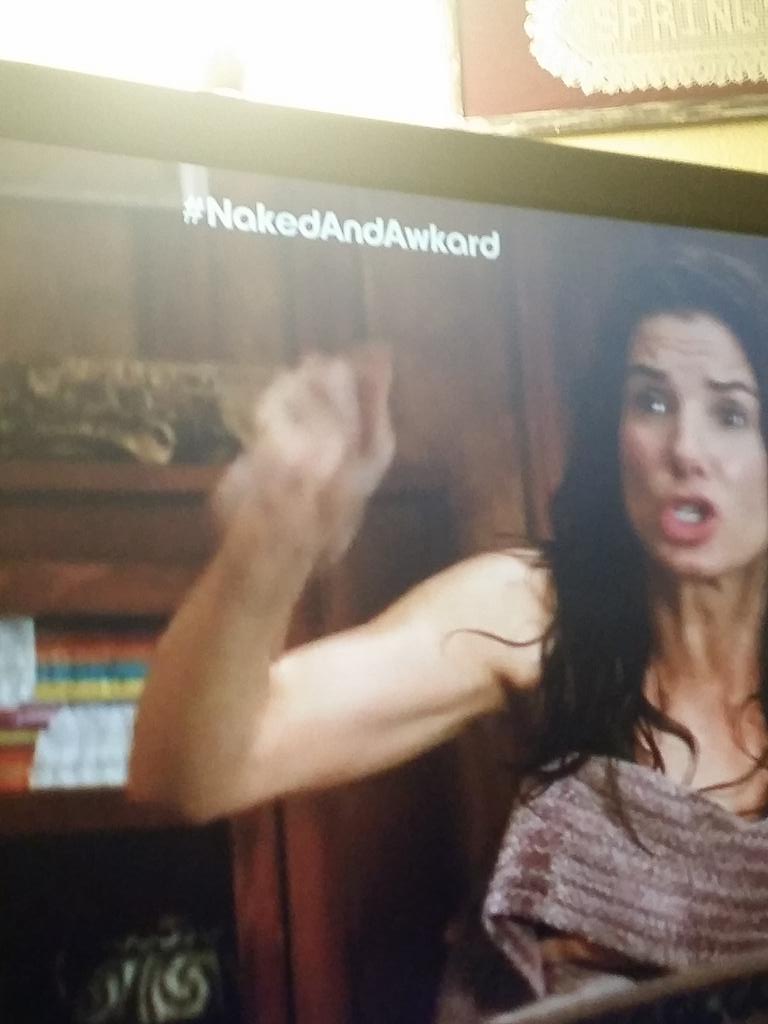 MercedesSprings's tweet photo. Why did @ABCFamily misspell Awkward? Lol. My favorite movie though! #TheProposal http://t.co/EmgqFG1n68