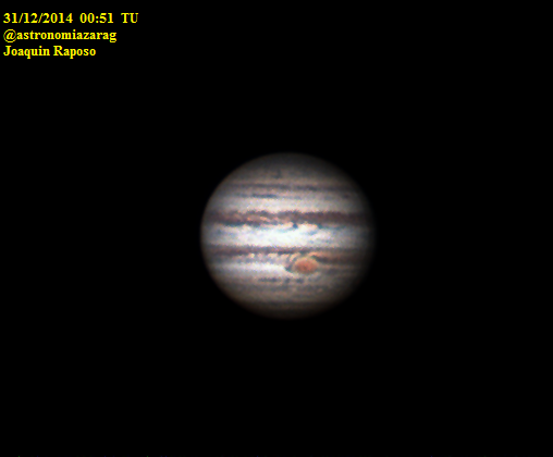 AstronomiaZarag's tweet photo. Júpiter hace unos minutos desde #Zaragoza #astronomía , que frioooo http://t.co/saQOwAZSHF