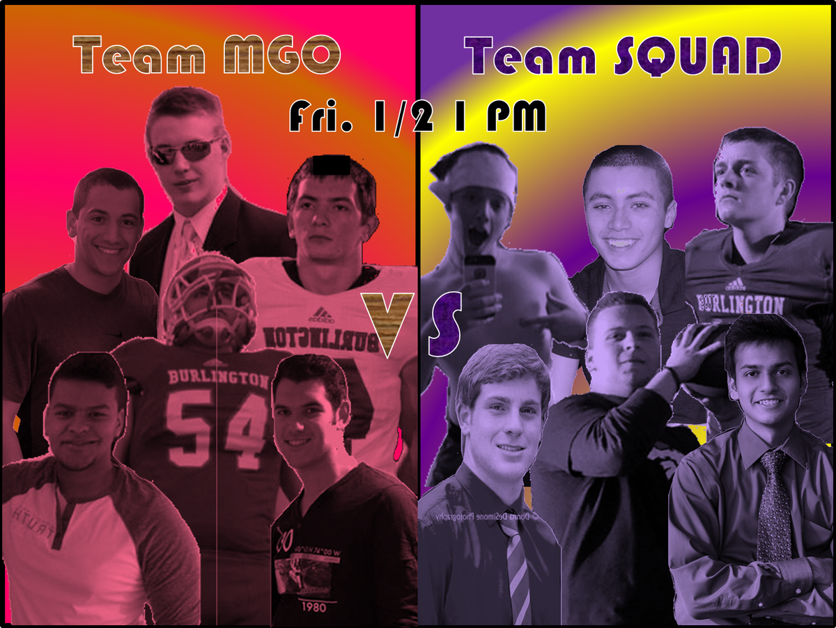 TommyBez17's tweet photo. Its on. This Friday. 1 PM. MSMS.
Team MGO vs Team SQUAD 
Whose Team Are You On?
#TeamMGO #TeamSQUAD http://t.co/wZib6ti5jR