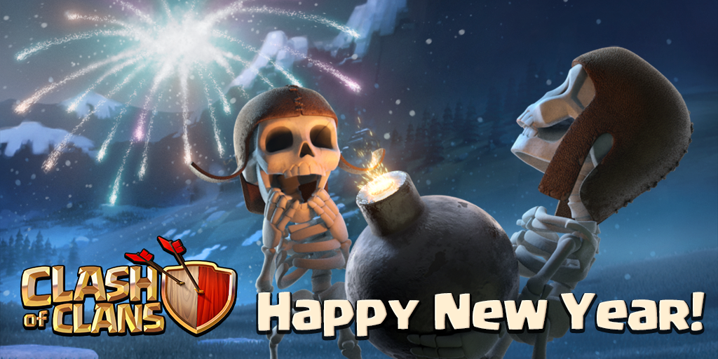 ClashofClans's tweet image. Thank you for another great year, Chief! May 2015 be your best one yet! :)