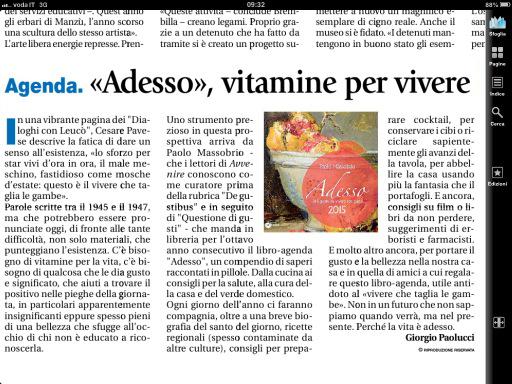 Su @Avvenire_NEI la bella recensione di Giorgio Paolucci sul libro Adesso, 365 giorni da vivere con gusto.