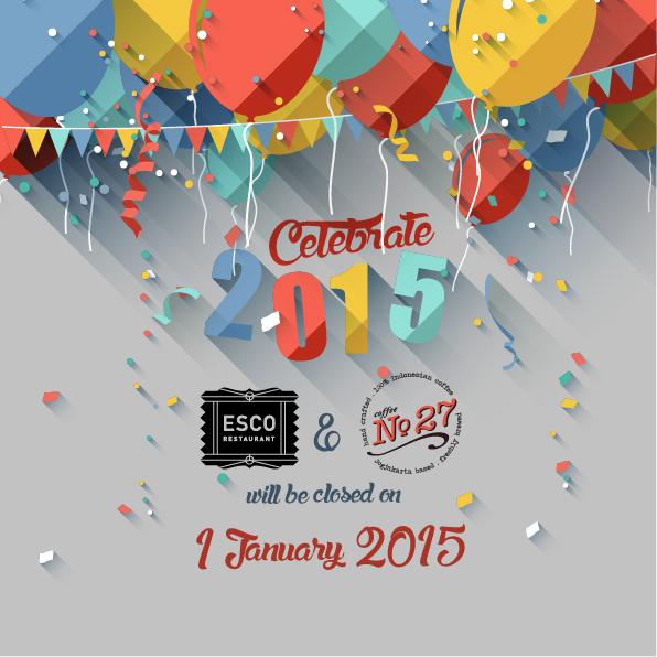 Happy New Year! <a href="/escoresto/">ESCO Restaurant</a> <a href="/escoresto/">ESCO Restaurant</a> <a href="/no27coffee/">no.27coffee</a> >>
