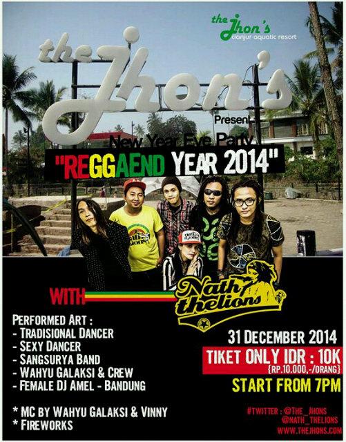Tonite <a href="/NATH_THELIONS/">NATH THE LIONS</a>  REGGAEnd YEARS2014 at The Jhons Cianjurs Aquatic Resort 22.00wib HTM10K @AcaraReggae #yessaah