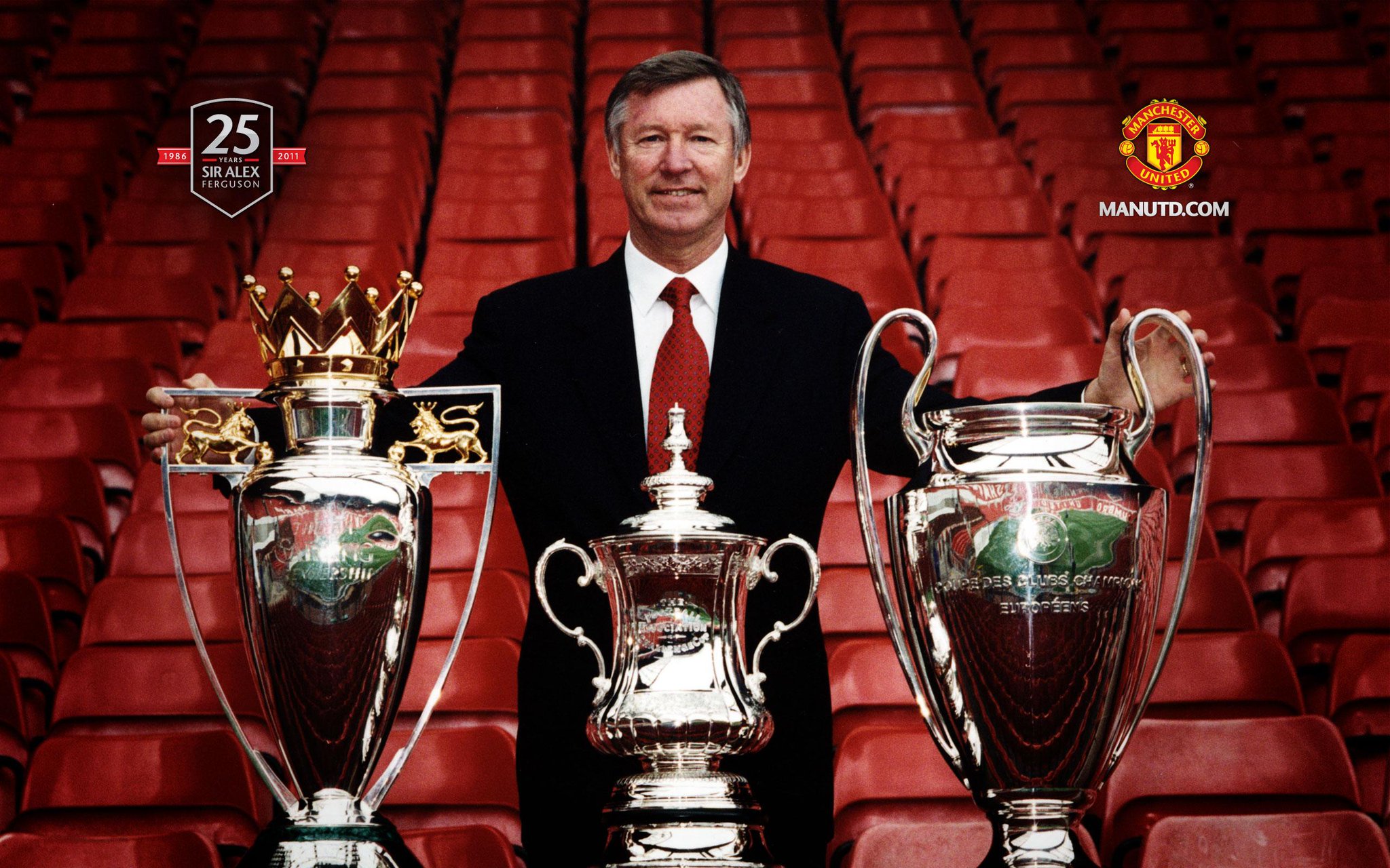 13 Premier Leagues
2 Champions League
1 C World cup
5 FA Cup
4 League cup
1 Legend

Happy Birthday Sir Alex Ferguson 