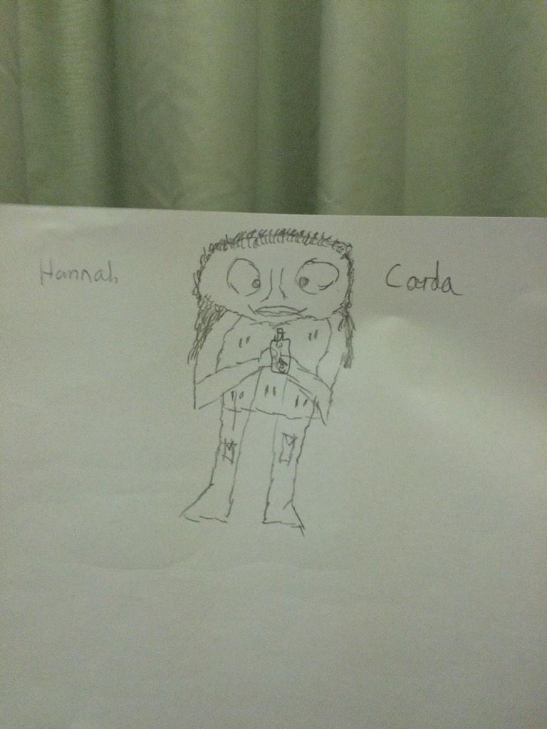 webb_charlotte's tweet photo. @carderhan Lola drew you✌️x http://t.co/qKG8sJX37l