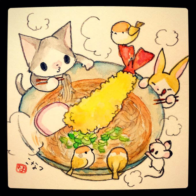 「もぐもぐ 麺」のTwitter画像/イラスト(古い順)