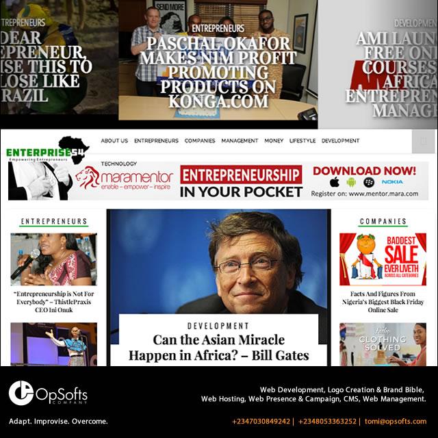 tomibady's tweet image. #WebDevelopmemt #NewsPortal #WordPress #Enterprise54 @Enterprise_54 - Opsofts Company. Get yours 08053363252