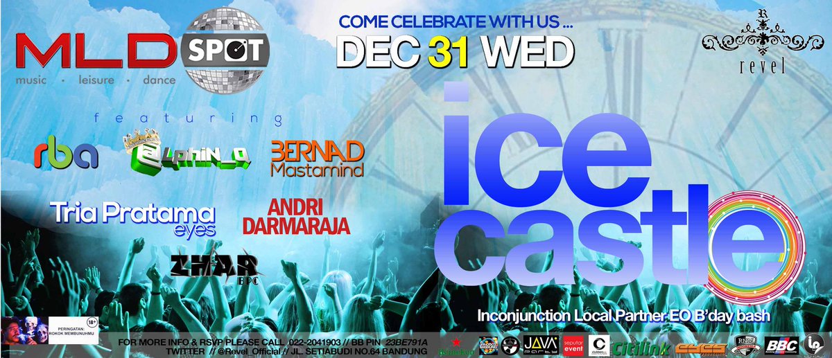 #NYE2015 #PARTY #WEDNESDAY #DECEMBER #COUNTDOWN 31th [ICE CASTLE] <a href="/Revel_Official/">Revel Bar & Lounge</a> <a href="/LocalPartnerBDG/">localpartnerbdg</a>