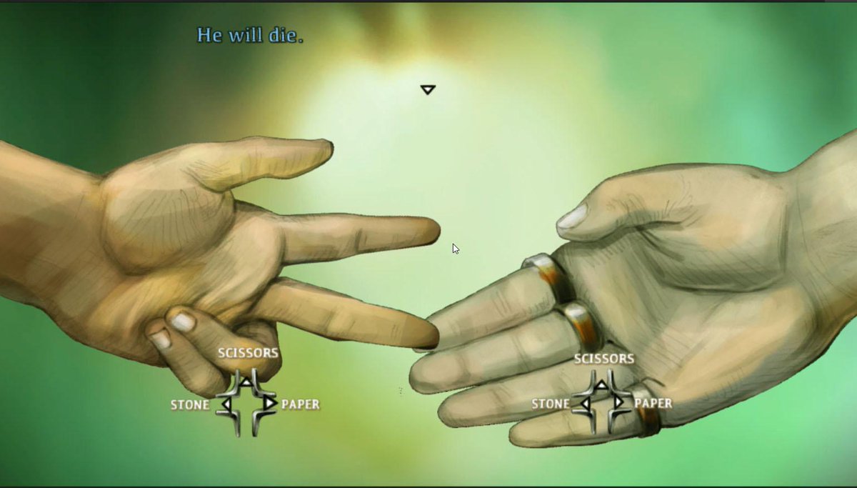 _Manuel_S_'s tweet photo. If you can't agree with your co-op partner in #TRISTOY, there is always rock paper scissors!
#uniworlds #gamedev http://t.co/OPegJx3JMi