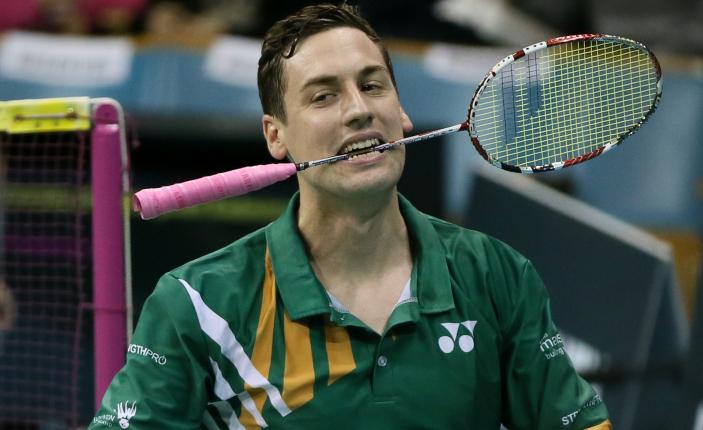 NBL badminton faces of 2014 - #2  the #gamechanging antics of <a href="/UoN_NBL/">UoN NBL</a> <a href="/UniofNottingham/">Uni of Nottingham #WeAreUoN</a> pro <a href="/krisroebuck/">kristian roebuck</a>