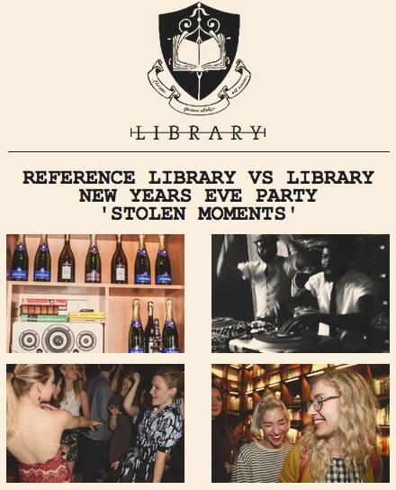MoonrakerStudio's tweet photo. LIBRARY NYE party to remember! last few tickets left...to book call 07951 510540 https://t.co/IV7tCCrlpV #NYE2015 http://t.co/vaQ2CvanlT