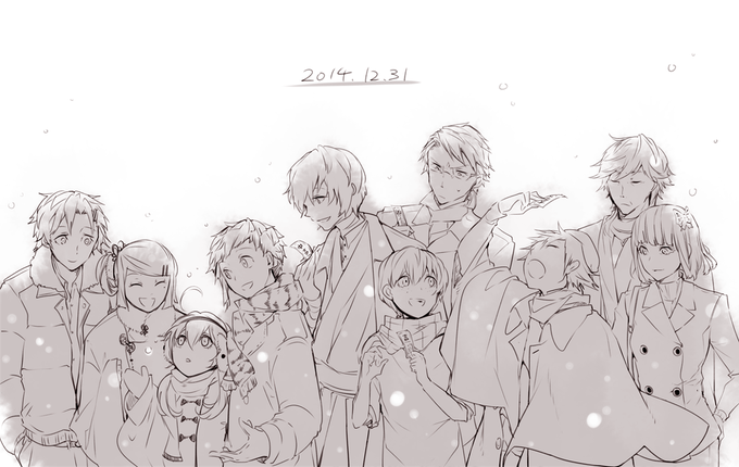 絵の内容も時間もちょっと早いですが年収め 今年も大変お世話になりました 来年も何卒宜しくお願い申し上げます 