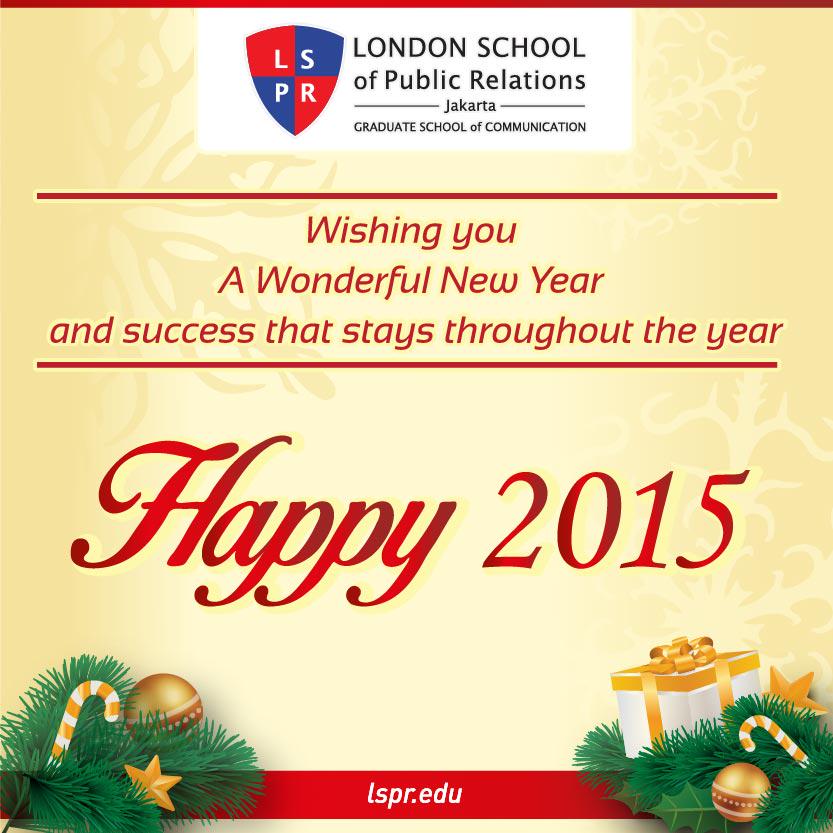 lspr_official's tweet photo. Happy New Year 2015 http://t.co/otJ1bMTPTO