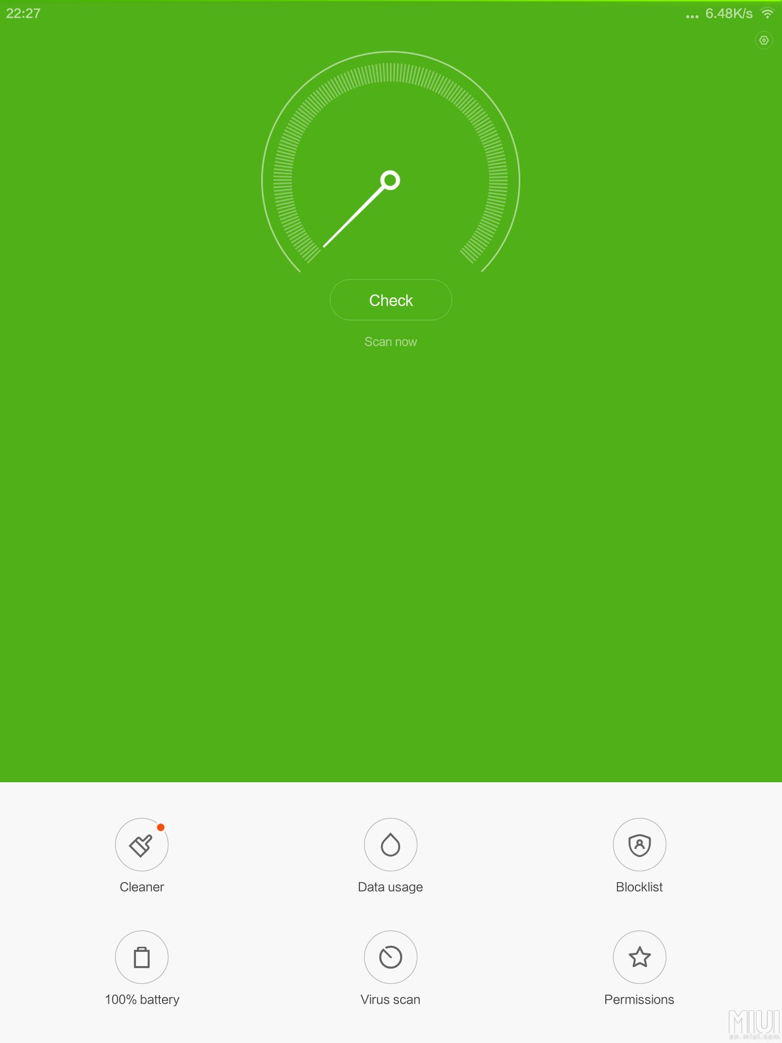 Miui sales 10 security