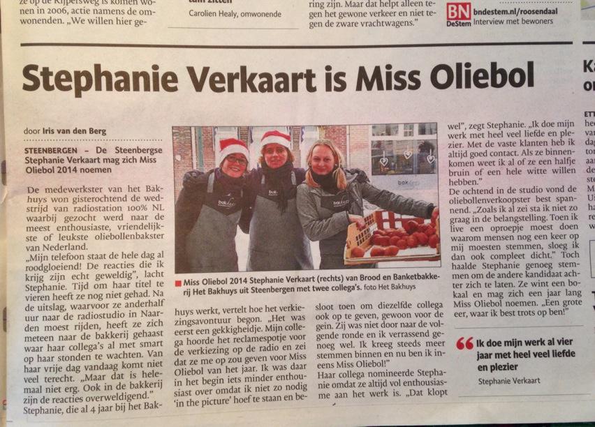 Mooie winnares #MissOliebol. Dames laten het <a href="/Bakhuys/">Bakhuys</a> bruisen. Proficiat.