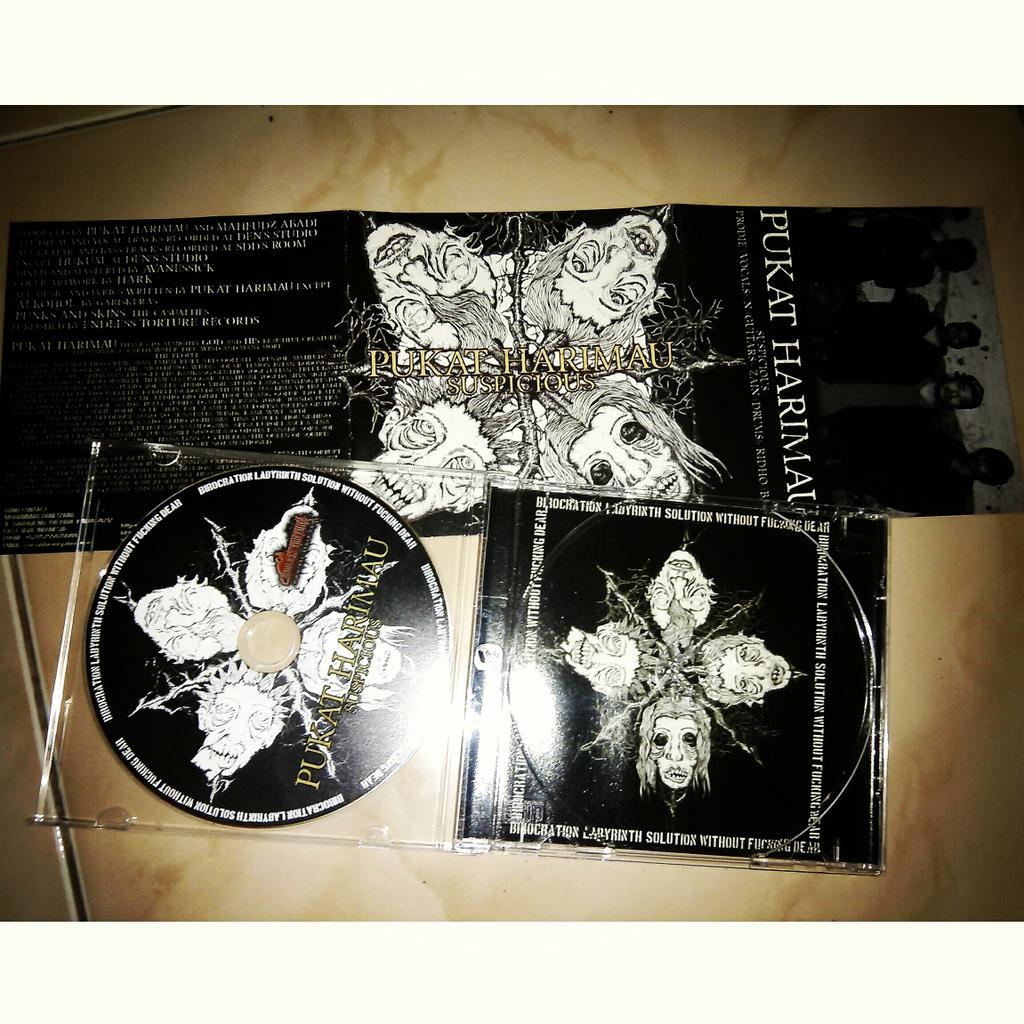 Album PUKAT HARIMAU "Suspicious" released by Endless Torture Records. IDR 40.000 085755470044 (SMS/WA) 52B642AD (PIN)