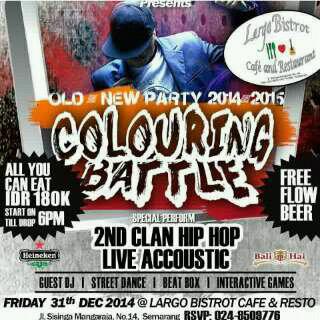 antokfajar's tweet photo. Come on join w/ @largobistrot @infoSMG 180 all you can eat and free flow beer | GUEST DJ street dance beat box -- http://t.co/Wm41SXcQjE